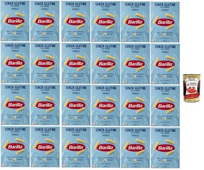Barilla Glutenfrei Fusilli 24x400g Spiralnudeln al dente vegan +Polpa