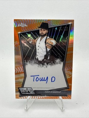 Tony D'Angelo NXT Auto True Orange /25 #NXT-TON 2026 Topps Chrome WWE