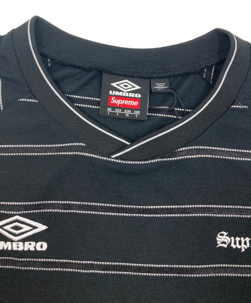 Supreme × Umbro Stripe Soccer Jersey L SUPREME × UMBRO Striped Soccer Jersey 