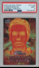 CONNOR McDAVID 2015 Upper Deck Full Force THERMAL THREATS #TT-CM Rookie RC PSA 9