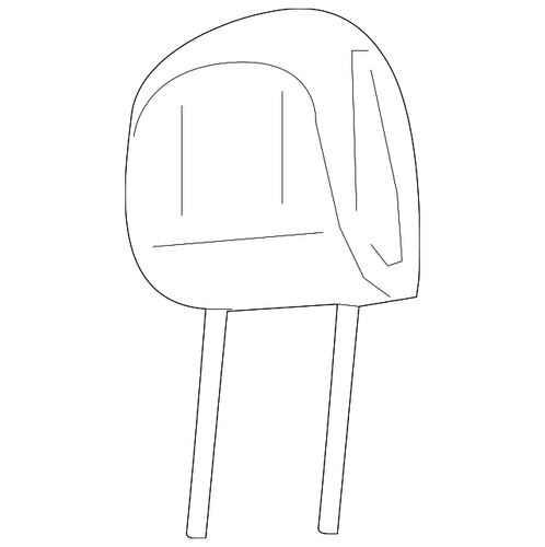 Genuine Mazda Headrest ZZDB-88-104-29 - Bild 1 von 3