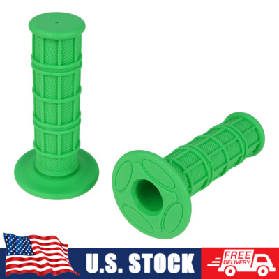 #ad Hand Grips Soft Rubber For Kawasaki Dirt Bike KLX110 KLX140 KLX230 KX65 KX85 $7.96