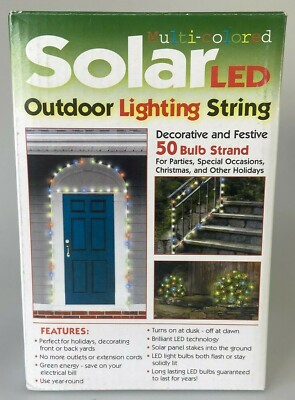 Aleko 16 ft. 50 LED Multicolor Christmas String Lights