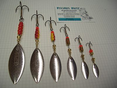 Original Mepps Longue Silber alle Größen Kunstköder Spinner Blinker Köder