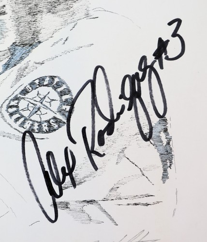 Alex Rodriguez Autographed 11x14 Canvas PSA COA - Picture 2 of 3