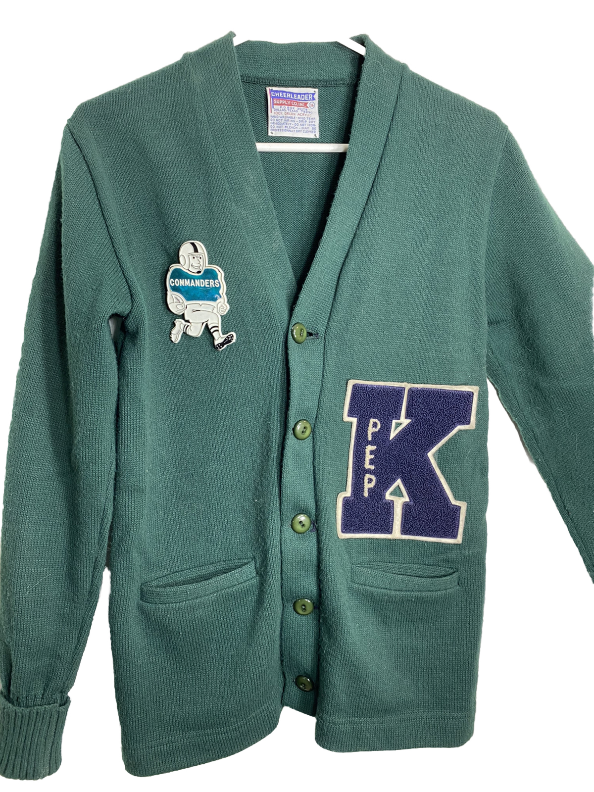 Vintage 50s 60s Cheerleader Supply Co. Sweater Size 3… Gem