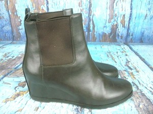Max Mara De Cuero Marrón Chocolate Cuña al Tobillo Botines Zapatos para  mujer 39/8.5 - 9 | eBay