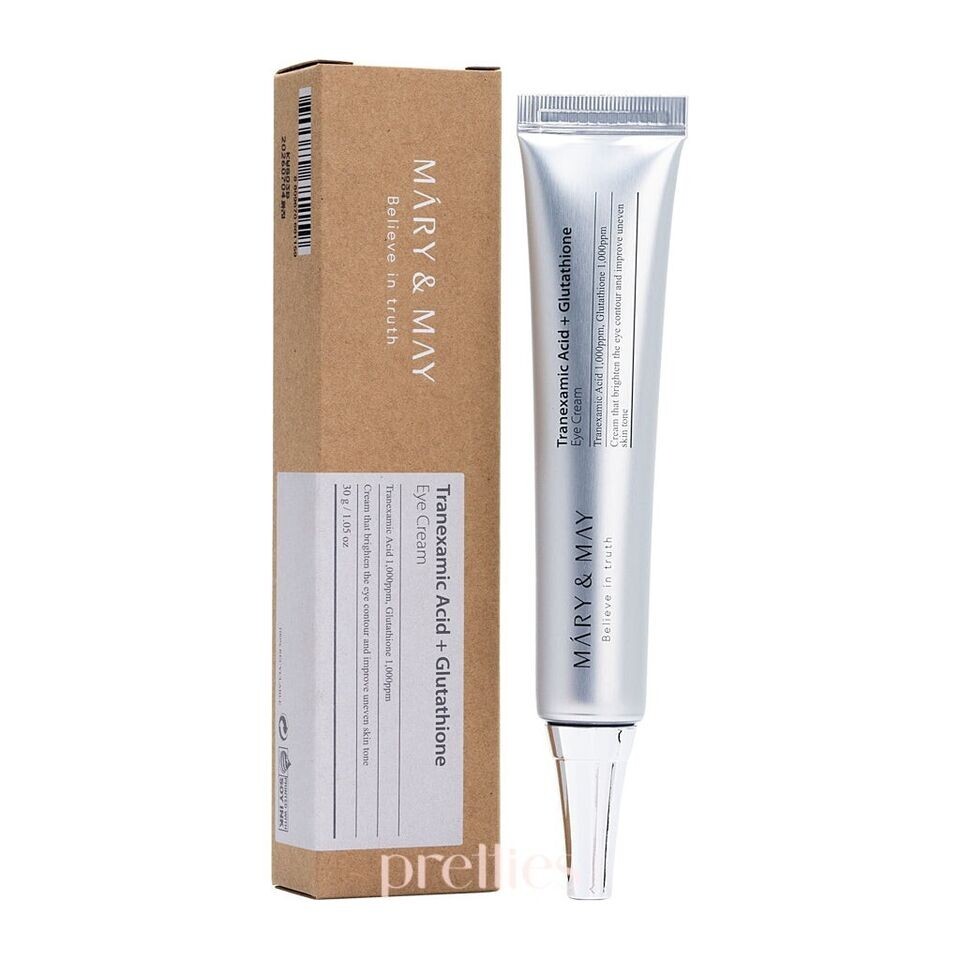 tranexamic acid and glutathione cream MARY&MAY Tranexamic Acid+Glutathione Eye Cream 30g