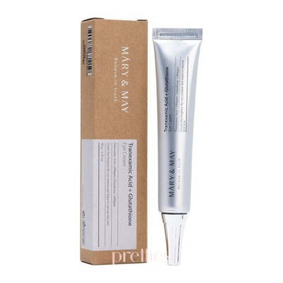 tranexamic acid and glutathione eye cream MARY&MAY Tranexamic Acid+Glutathione Eye Cream 30g