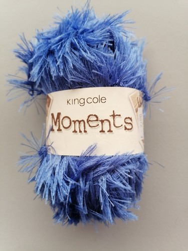 KING COLE "MOMENTS" EYELASH YARN - 50g, 8ply - Assorted colours available - Picture 12 of 38