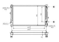 Hart KüHler WasserküHler Passend FüR Audi A6 Avant 4B C5 2.4 2.8 8D5 B5 2.6 8D2