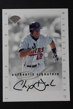 Chip Hale Twins Autograph 1996 Donruss Leaf Signed Baseball Card #295
