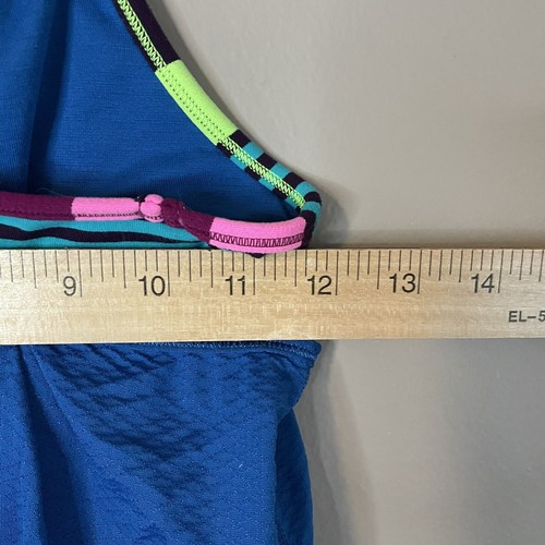 Ivivva by Lululemon Blue Double Dutch Tank Top Girls Size 6 - Picture 6 of 12