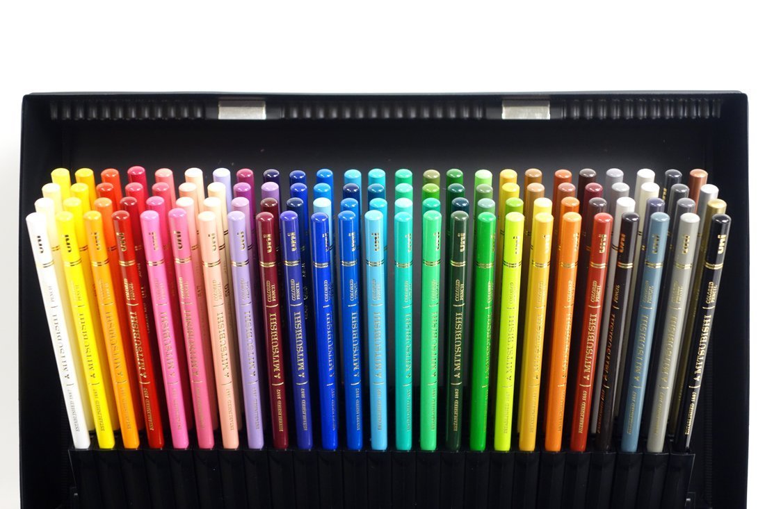 ヨドバシ.com 三菱鉛筆 uni COLORED PENCIL 100 使用極少品 色鉛筆100