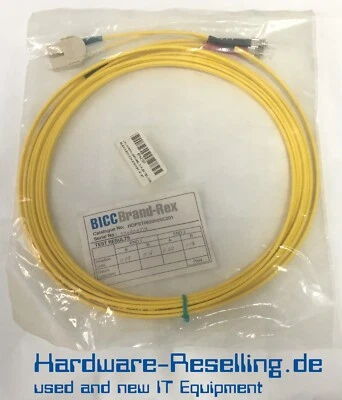 Brand-Rex HOPST062050SC201 Câble De Connexion LWL 50/125 5M Duplex SC/ST NEU+OVP - Photo 1/4