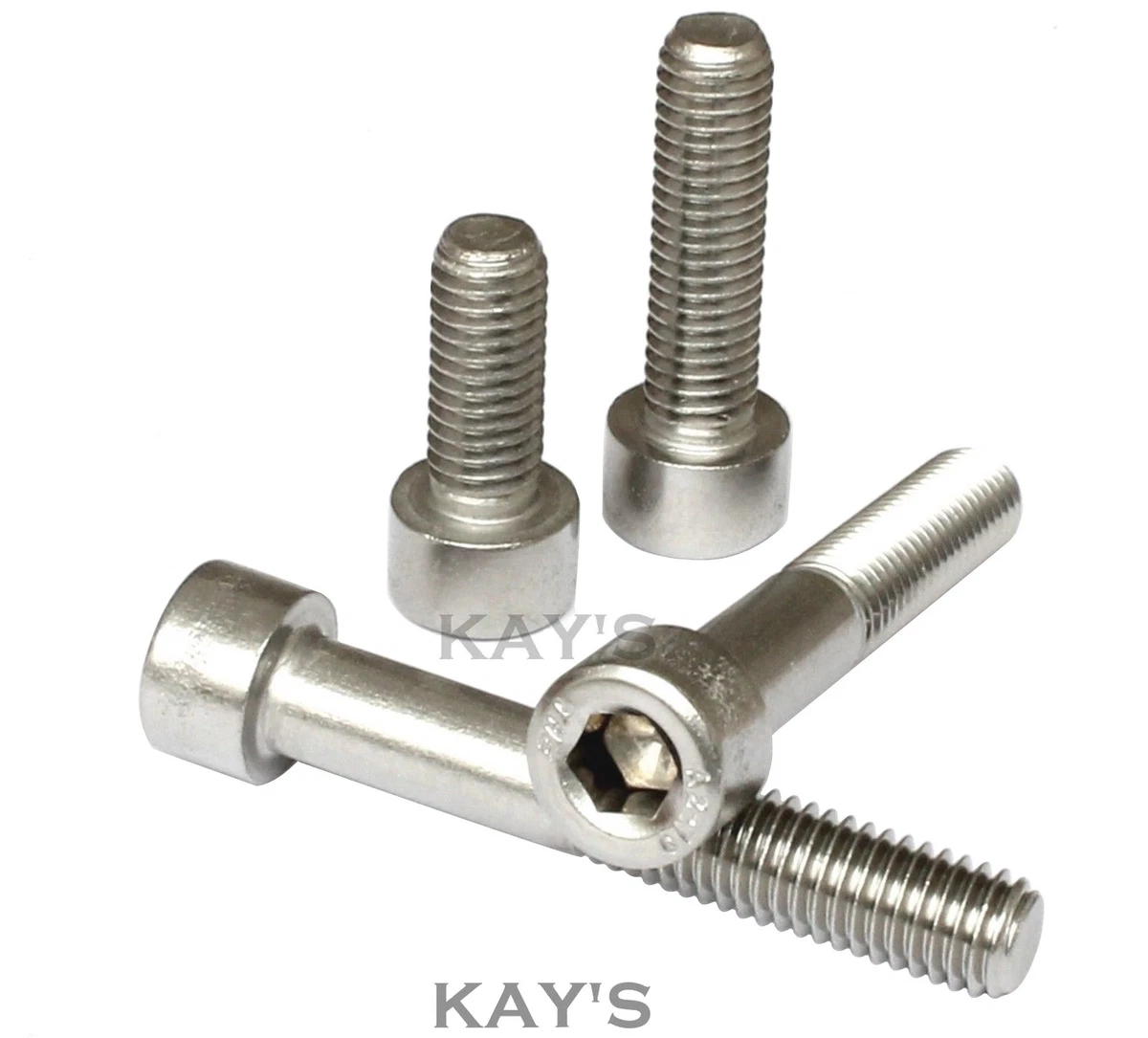 CAP HEAD SCREWS A2 70 STAINLESS STEEL ALLEN KEY BOLTS M4 M5 M6 M8 M10 DIN 912