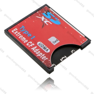SD SDHC SDXC zu Compact Flash CF Speicherkarten Adapter Konverter sofort da Neu