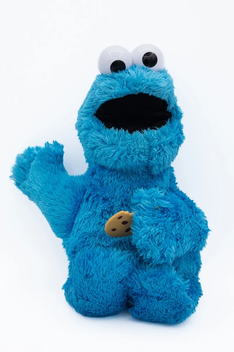 Talking cookie monster doll sale