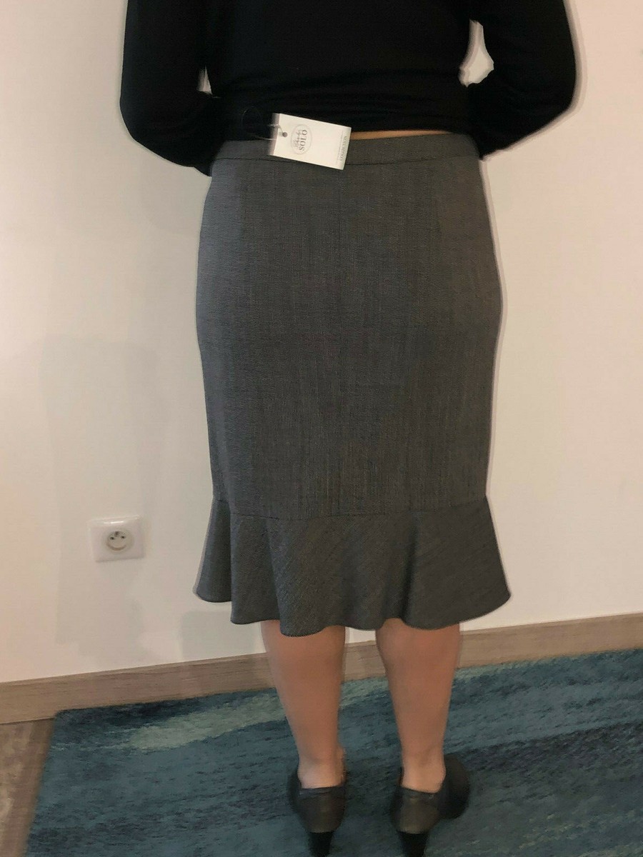 Jolie Jupe Marella (Max Mara) Rouge - Taille 36, En Lin, Parfait état
