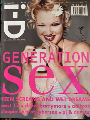 i-D Magazine | Mar 95 | Pin-Ups | Drew Barrymore | LTJ Bukem Sleeper East 17