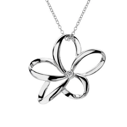 Hot diamonds flower necklace deals