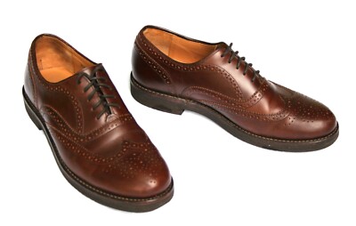 Brooks Brothers 346 Brown Wingtip Oxford Shoes EUC - Size  display picture 2