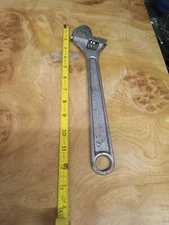 Vintage Diamond Tool And Horseshoe Company  D712 Adjustable Wrench 12" And Heavy