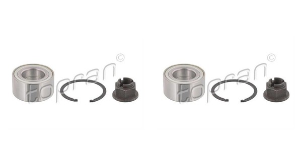 Topran 2X Radnabe Radlagersatz Vorne FüR Volvo V40 Kombi S40 I VW 645 VS 644-image