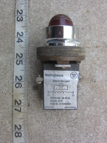 Westinghouse OTTF PB1G 120V Pilot Light, Used - Picture 2 of 6