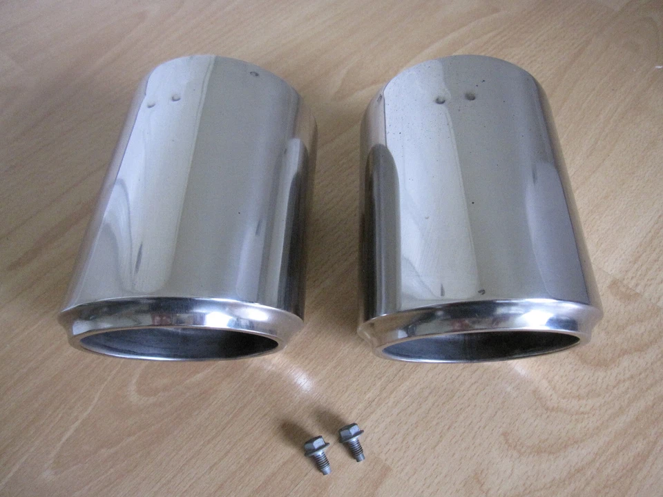 Set of 2 OEM 2015-2025 Subaru BRZ Toyota GR86 Scion FR-S muffler tail pipe tips - Imagem 2 de 4