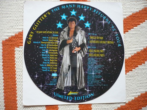 Gary Glitter Through The Years Rock And Roll Part 1 & 2 12" Vinyl Picture Disc - Picture 5 of 10
