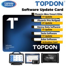 TOPDON Software Subscription/Activation Card ...