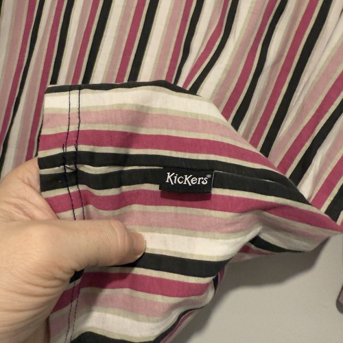 Kickers Classics Striped Long Sleeve Top Size Large - Picture 6 of 7