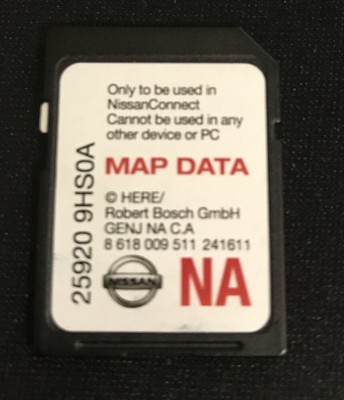 Nissan sd map