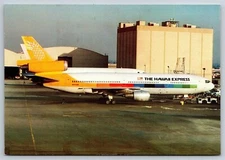 Airplane Postcard The Hawaii Express Airways Airlines Douglas DC-10-10 FR21