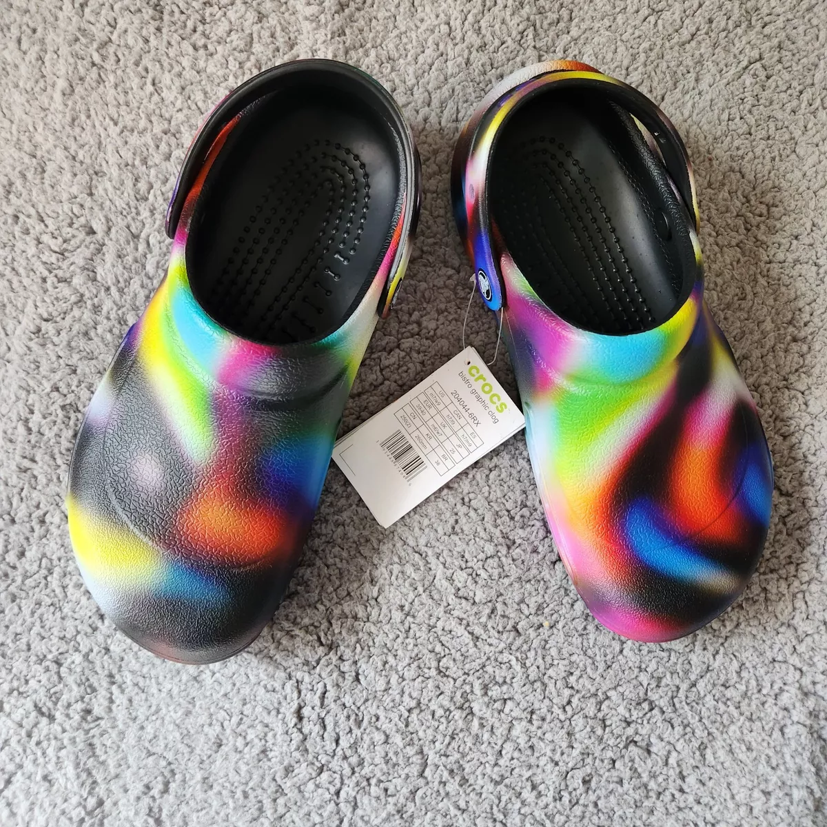 Unisex Clogs Crocs Work Bistro Graphic Clog Shoe Men s 7 Women s