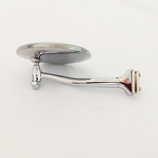 Hot Rod 4 Straight Arm Door Edge Peep Mirror - Flat Glass Lens