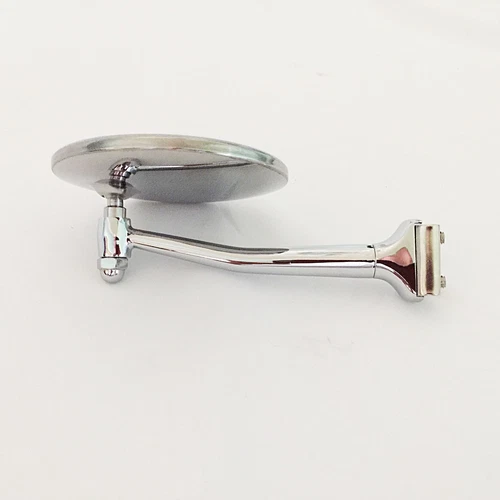 Hot Rod 4" Straight Arm Door Edge Peep Mirror - Flat Glass Lens