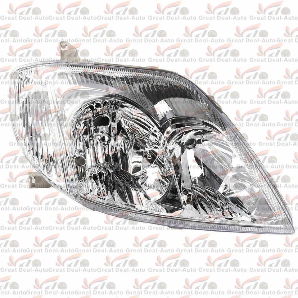 Pair Head Light For Toyota Corolla ZZE122 Sedan Wagon 2001-2007 Front Lamp LH+RH - image 2 of 4