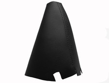 Schwarz Faden Echtleder Schaltmanschette Schaltsack Leder Für MAZDA 3 2003-2009