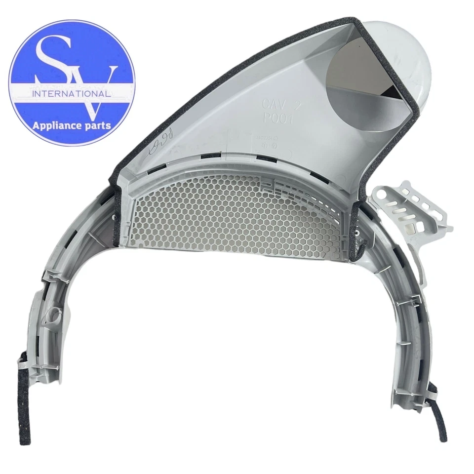 Carcasa de pantalla de pelusa para secadora GE WE03X25275 WE03X25314 WE01X24546 Foto 4 de 4