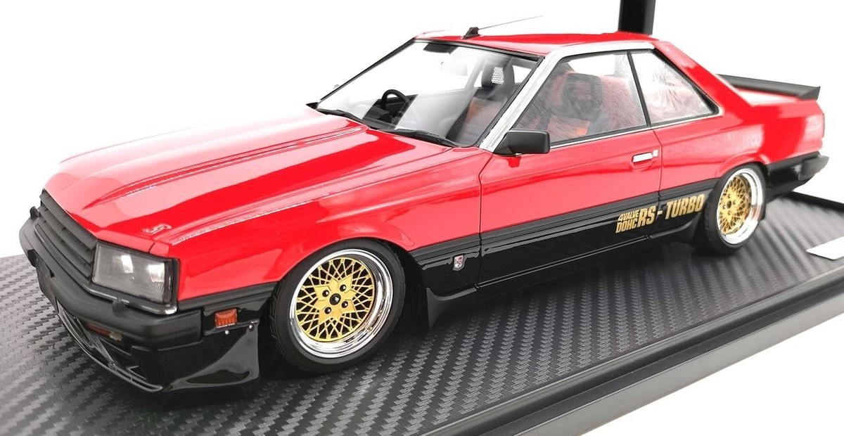 IGNITION MODEL 1/18 NISSAN SKYLINE 2000 RS-TURBO Red | eBay