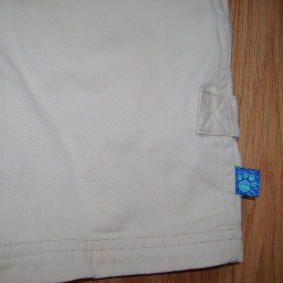 复古 2000 蓝调线条工作服 5 码刺绣 VIACOM Y2K 儿童总部 — 第 4/4 张图片