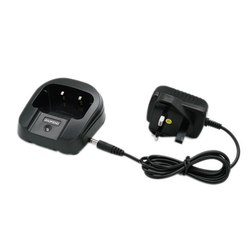 Baofeng UV6 Ładowarka biurkowa Podstawa wtyczki AC Adapter UV6 6D HAM Taca radiowa Akcesoria - Zdjęcie 2 z 11