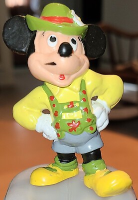 MICKEY MOUSE Vintage Geman Fig Germany Bully Bullyland Disney World EPCOT Figure