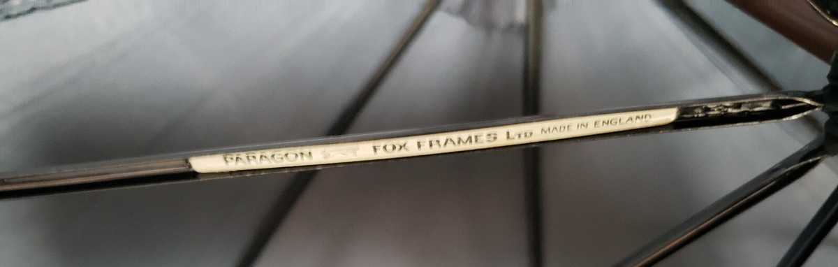 Paragon Fox Frames Ltd ブラック長傘 Umbrella. 