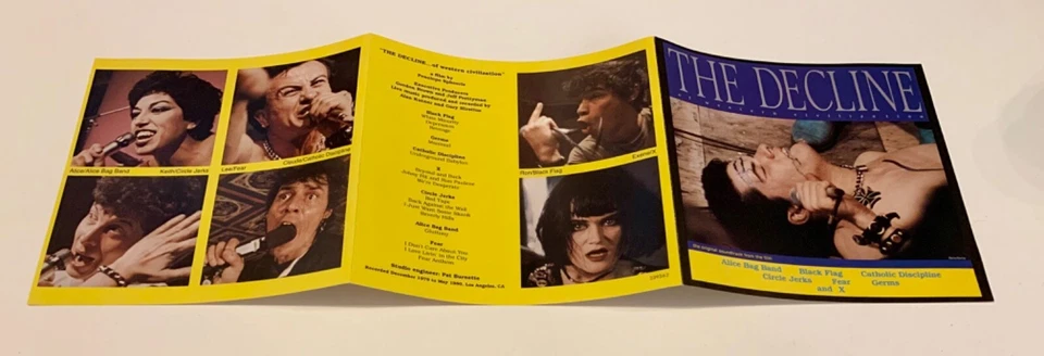 (NM) Soundtrack CD - The Decline Of Western Civilization (1993) Black Flag Germs - Image 4 of 4