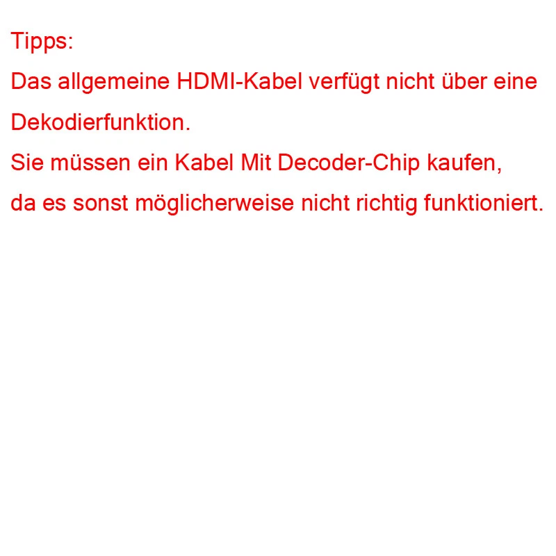 HDMI zu VGA HD Männlich Hight Qualität Ladekabel 1080P D-Sub-Stecker 1,8M - Bild 2 von 4