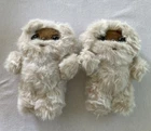 2 Vintage Star Wars 8" Nippet Baby Ewok Plush 1983 ROTJ Kenner