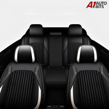 Flexzon Black & White HQ Pu Leder & Stoff Komplett Sitzbezüge Für Mercedes C E S